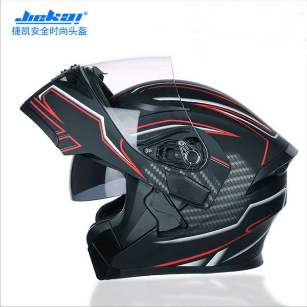 

motorcycle helmets jk902 helmet male full cover personality horn racing