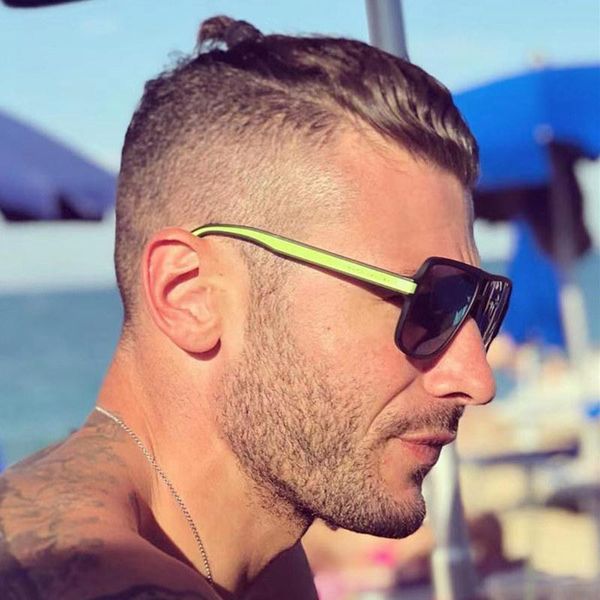 

sunglasses fashion pilot sun glasses men and women mirror pochromic lens anti-glare driving eyewear, White;black