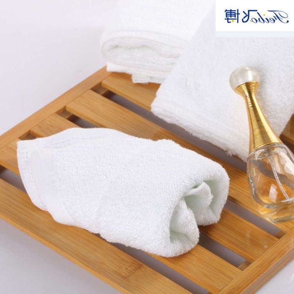 

handkerchief square white thickened absorbent towel kindergarten el children's cotton embroidery handkerchief