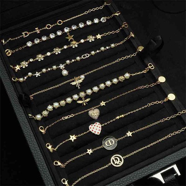 

75%off outlet new bee pearl bracelet net red live jewelry, Silver