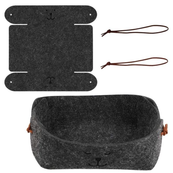 

pack fold felt deskstorage basket makeup organizing for home office writing desk lovely caddy containers baskets
