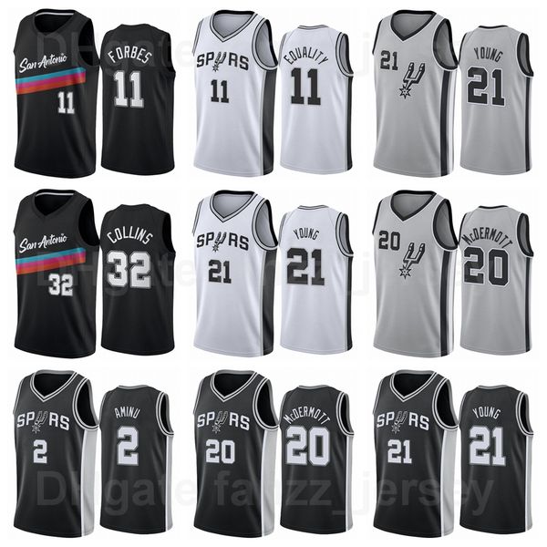 

man woman youth printed basketball al-farouq aminu jersey 2 thaddeus young 21 zach collins 32 doug mcdermott 20 isaiah jackson bryn forbes 1, Black;red
