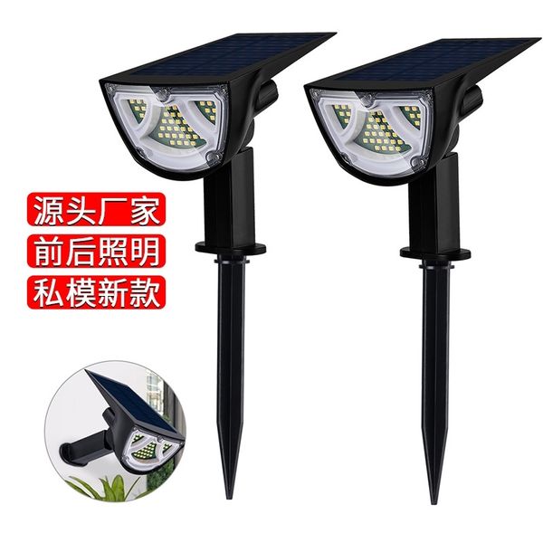 

new type of outdoor solar floor landscape garden lawn led wall lamp