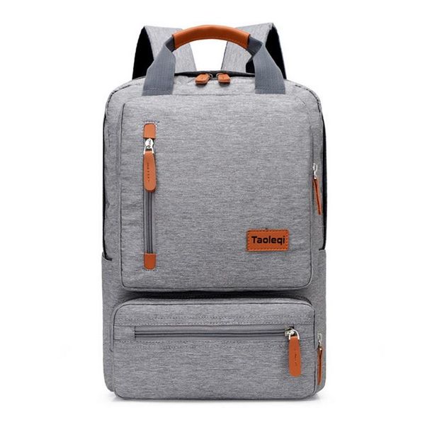 

backpack casual business men computer light 15 inch lapbag 2021 waterproof oxford cloth lady anti-theft travel gray
