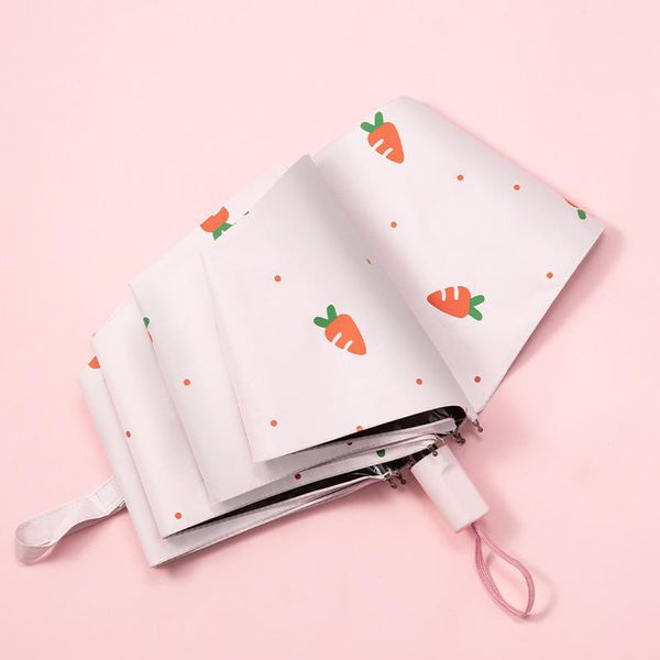 

umbrellas anti ultraviolet pink umbrella, small and lovely sunshade