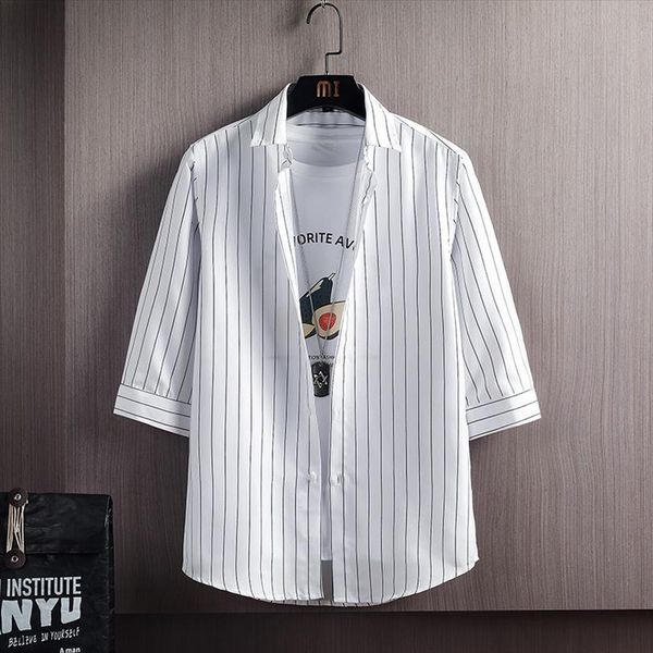 

casual classic short sleeve shirts mens polo solid striped basic dress tees shirt formal business clothing office social, White;black