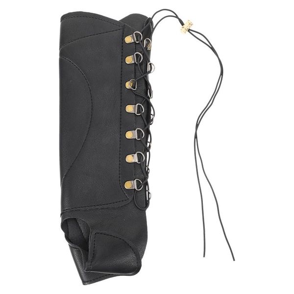 

elbow & knee pads 1pc archery gauntlet arm guard bow hand shooting glove safe for, Black;gray