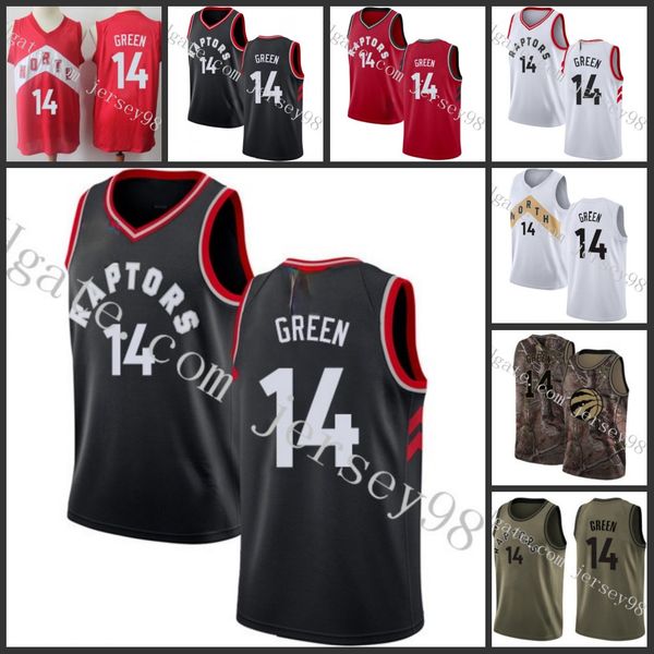 

toronto raptors men #14 danny green fashion retro basketball jersey, Black