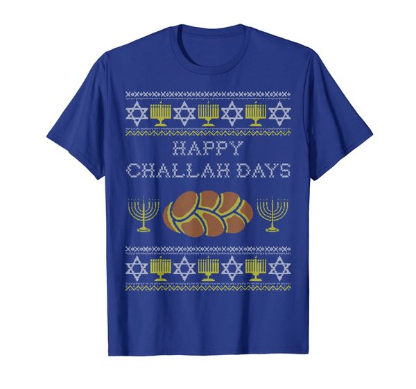 

happy challah days, funny hanukkah gifts, chanukah shirt, White;black
