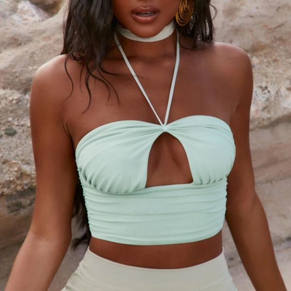 

women's tanks & camis summer tees women clothes polyester crop femme short blusas solid colors woman slim basic corset, White