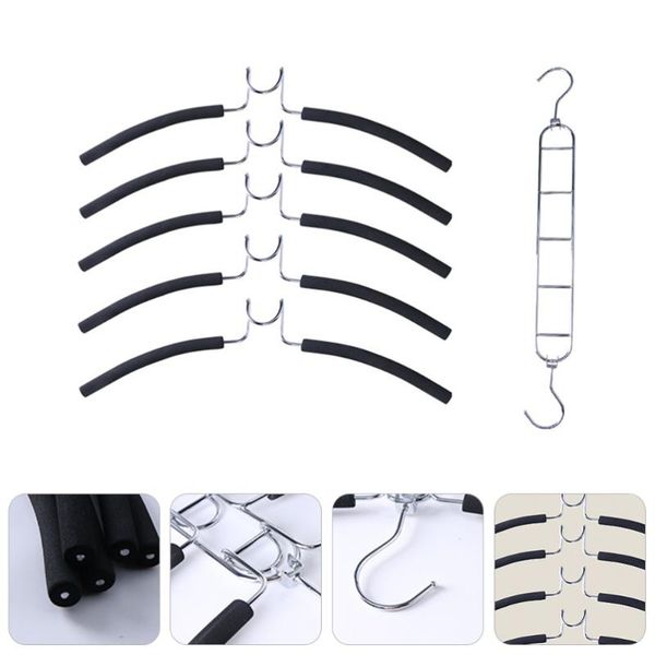 

hangers & racks 1pc multilayer coat hanger detachable metal multifunction clothes