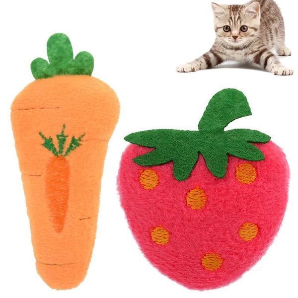 

cat toys 2pcs teeth grinding catnip cleaning toy cute creative funny pet interactive herbe a chat gatos