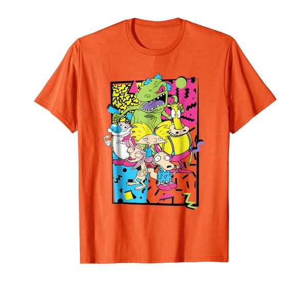 

nickelodeon retro 90s nick party t-shirt, White;black