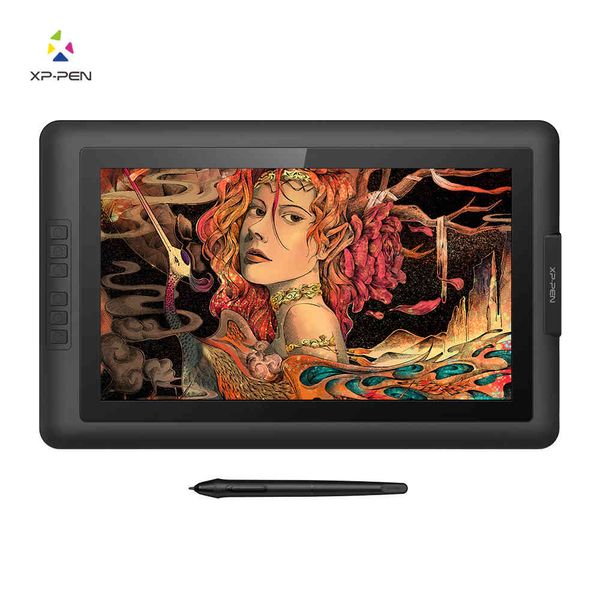 XP-artist15.6 desenho tablet gráfico monitor digital gráficos de exibição digital com 8192 Pressão de caneta 178 graus de ângulo visual