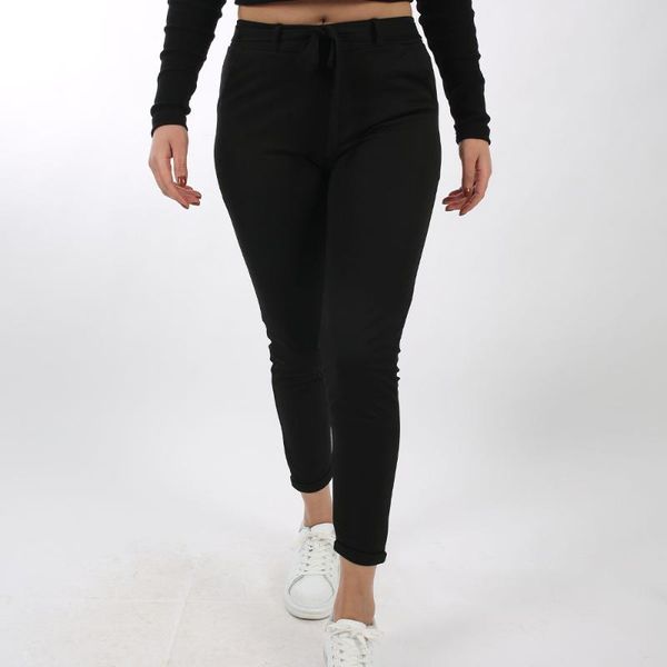 

fashion mira fabric double leg pants summer spring business women premium quality comfortable thick cool women's & capris, Black;white