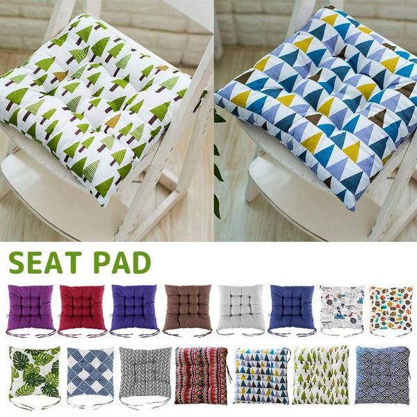 

cushion/decorative pillow 12 color tatami seat cushion soft thick square chair outdoor garden armchair printing home dining