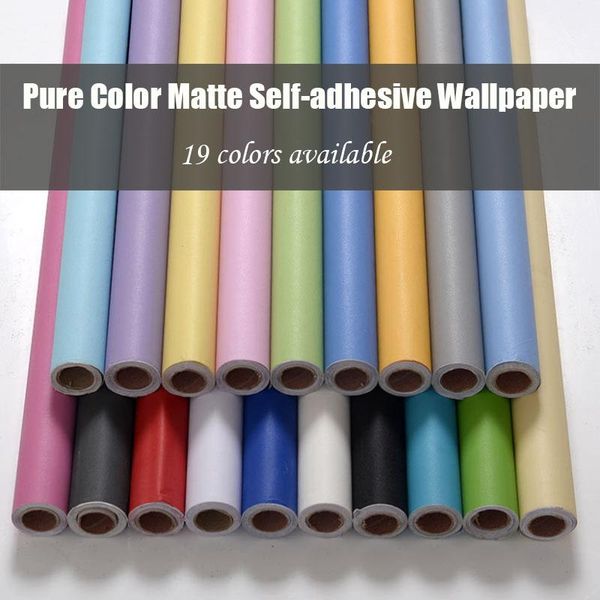 

self adhesive wallpaper for walls solid color nordic style in rolls wall stickers home decor living room wallpapers