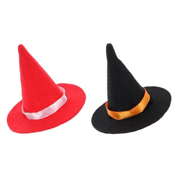 

party hats 4pcs bottle decorative champagne covers mini witch decors