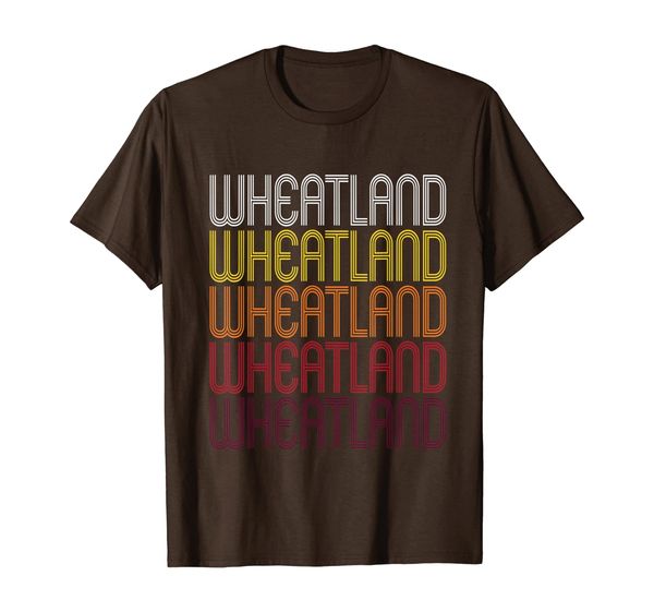 

Wheatland, WY | Vintage Style Wyoming T-shirt, Mainly pictures