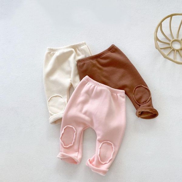 

trousers girls leggings cotton boy's kids pants skinny pattern children baby girl, Blue