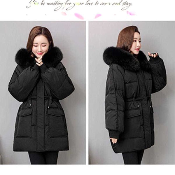 

down et women's short thickened waist bread fashion korean small white down warm women