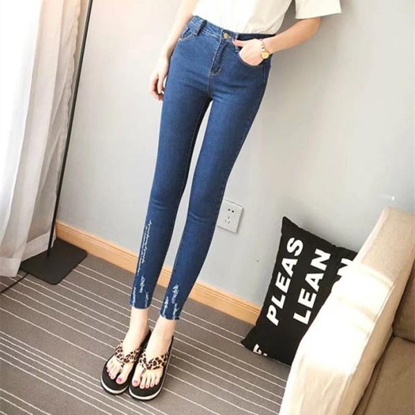 

women's jeans women 2021 spring summer meidum waist style, Blue