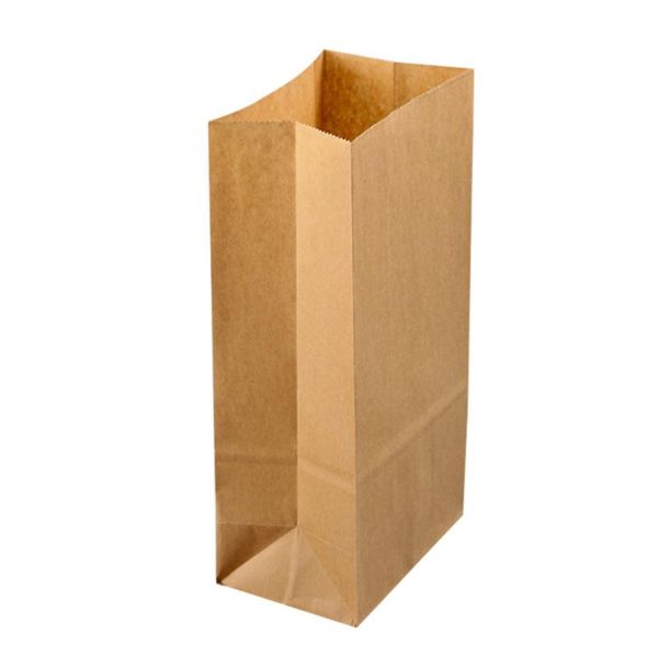 

kraft paper bakery bags gift candy treat sacks breakfast bag baked bread bag(18 x 5.5cm) wrap