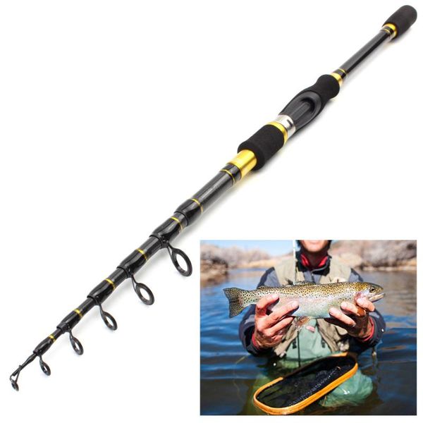 

boat fishing rods rod carbon fiber ultralight hard lure weight 7-28g 1.8-2.7m travel spinning casting pole