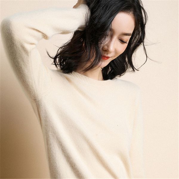 

women's sweaters women fashion spring autumn cashmere wool kint solid slim pullovers coat female casual basic knit na9w, White;black