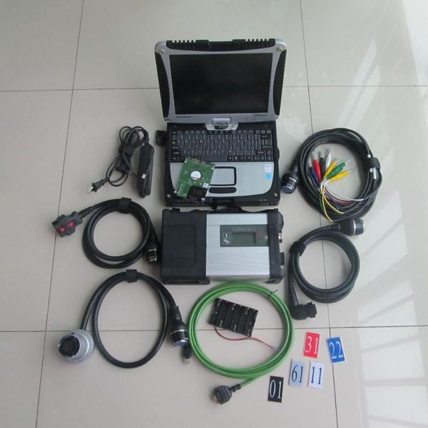 

code readers & scan tools mb star c5 for car and truck with sd connect vediamo diagnosis software hdd 2022.05 lapcf-19 cf19 4g