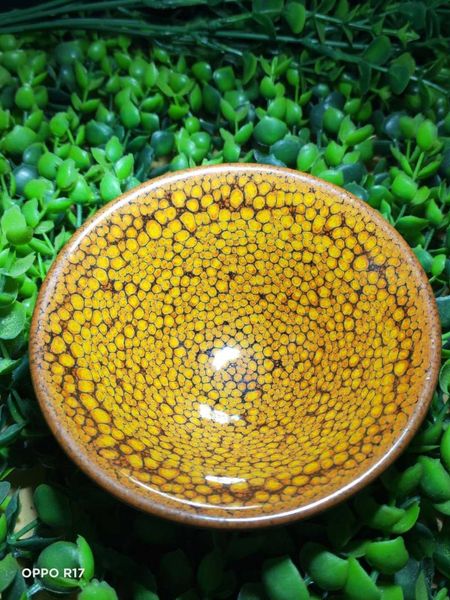 

jianzhan chinese song dynasty style jian ware tea cup oil spot glaze ceramic cups blue pottery kungfu bowl matcha chawan & saucers