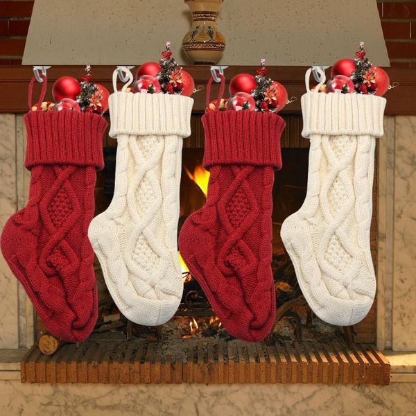 

christmas decorations large hanging for family decor fireplace stockings decoration xmas