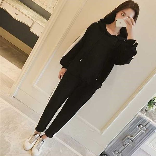 

tiktok, leisure sports suit, new style women's wear, korean version, haren's trousers, fashion, two sets of fashion, Gray