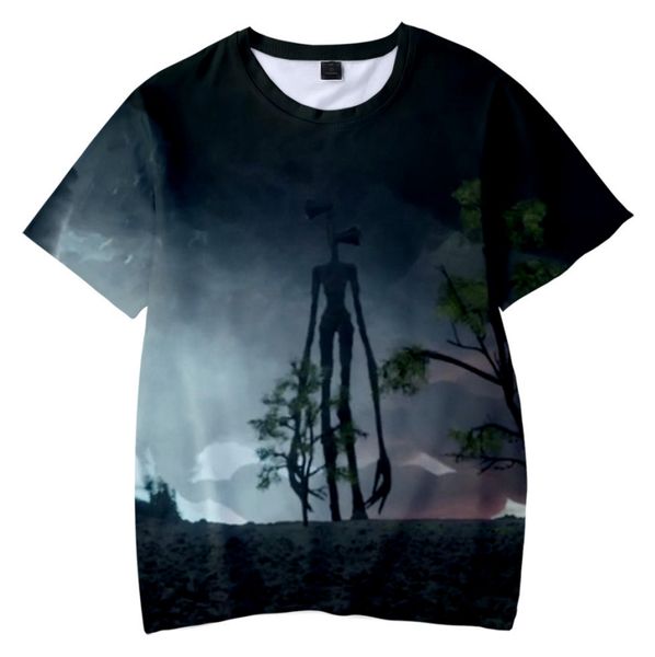 

huge monster pattern men 3d print t-shirt graphic optical illusion short sleeve party streetwear punk & gothic round neck summer, White;black