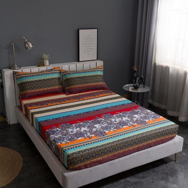 

madala fitted sheet mattress cover pillowcase  king size home textile 202111