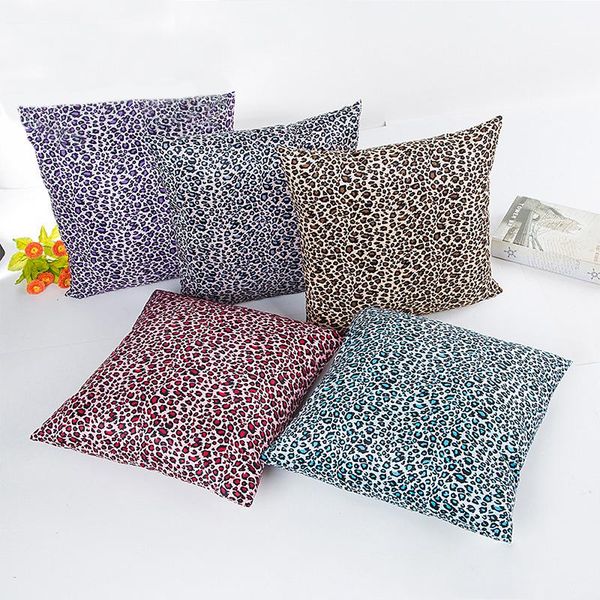 

leopard point pattern throw pillow case decorative pillows for sofa car seat cushion cover 43x43cm home decor 6a1412