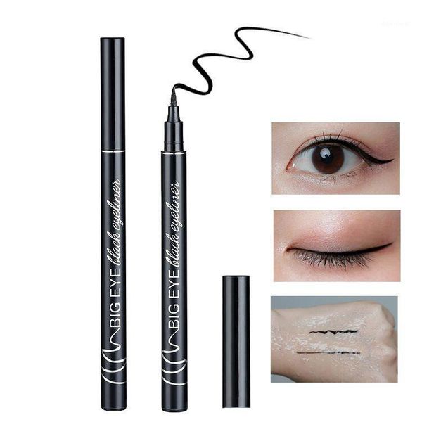

eyes makeup liquid eyeliner waterproof 24 hours long-lasting black pen make up eye liner pencil1