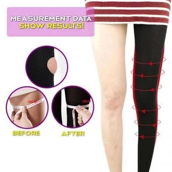 

sports socks high elastic pantyhose thin smooth women stockings tights shaping thj99, Black
