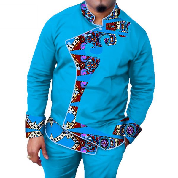 

men's vests autumn african clothing full sleeve dashiki 2 pieces set and pants plus size s cotton wyn521 vuqv, Black;white