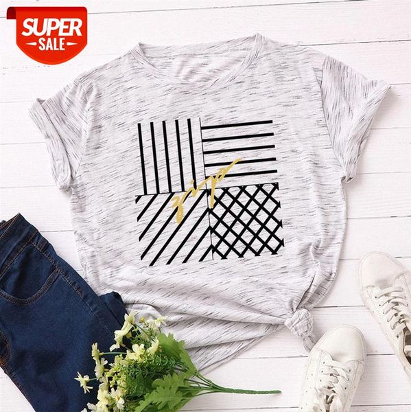 

women's loose round neck short-sleeved cotton t-shirt t89 #gt8r, White