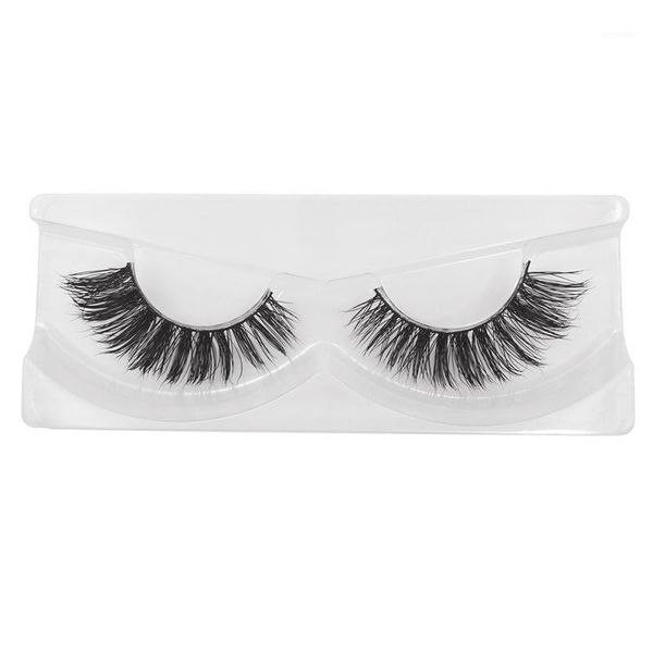 

1 pair false eyelashes 14mm lashes 3d mink dramatic winged handmade box thick1