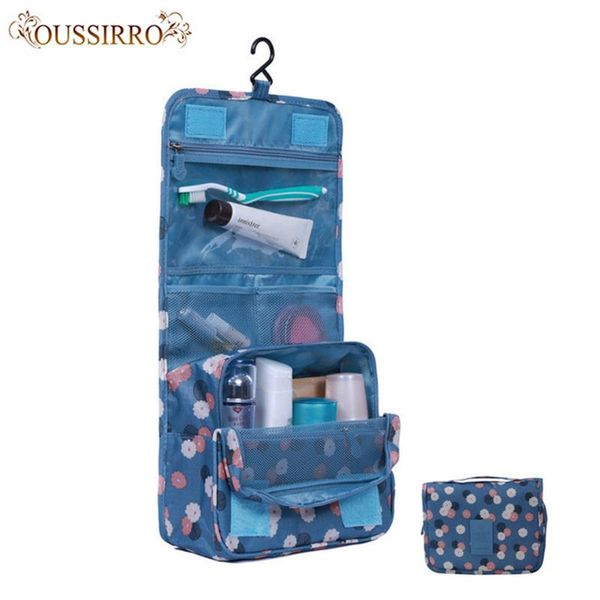 

travel cosmetic bag women makeup bags toiletries organizer waterproof storage neceser hanging bathroom wash boxes & bins