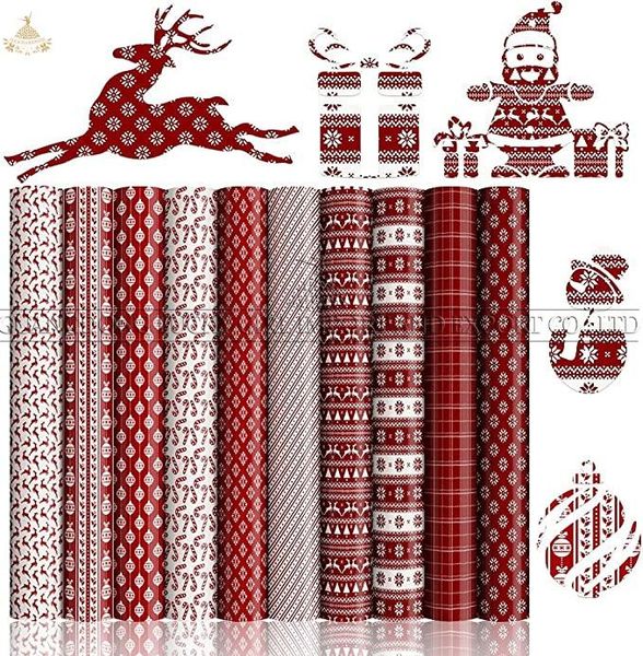 

window stickers lucky goddness christmas infusible sheet ink transfer 10 pcs 12"x12" sublimation paper for mug canvas bag diy