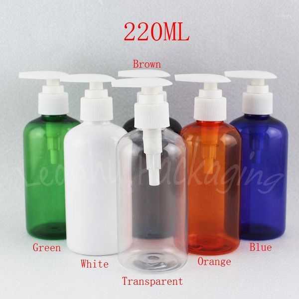 

storage bottles & jars 220ml plastic bottle with heart shape lotion pump , 220cc empty cosmetic container shampoo / packaging