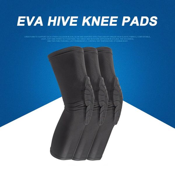 

elbow & knee pads sports honeycomb compression pad guards protective gear for kids jt-drop ship, Black;gray