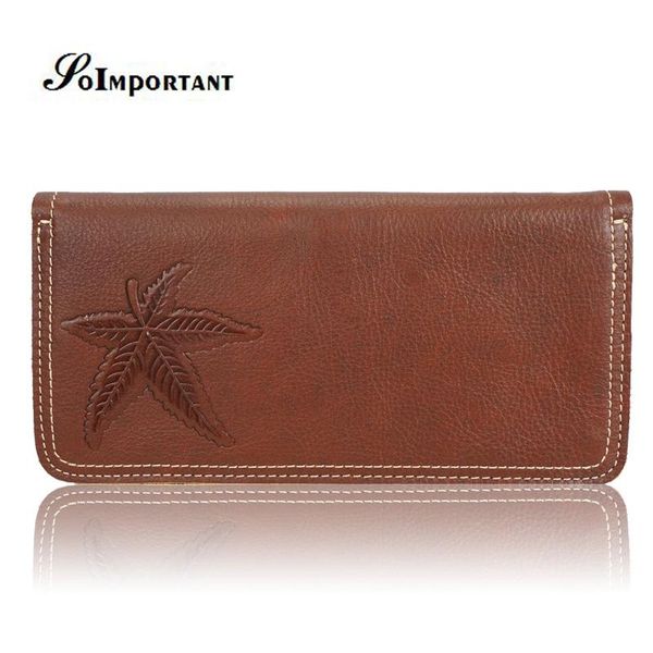 

wallets vintage women men male purse genuine leather female long slim coin clutch portomonee walet lady money bag, Red;black