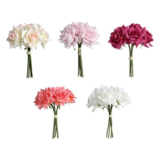 

decorative flowers & wreaths false hydrangea wedding bouquet fake flower 5 head curling moisturizing feel florist-supplies silk artificial