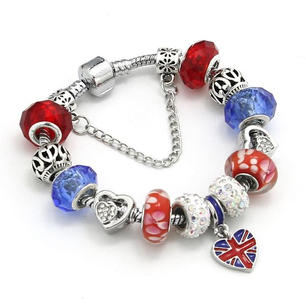 

souvenirs hand catenary british flag bracelet souvenir alloy jewelry