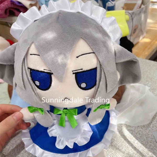 

touhou project inu sakuya plush toy 28cm cosplay pillow doll for gift aa220314