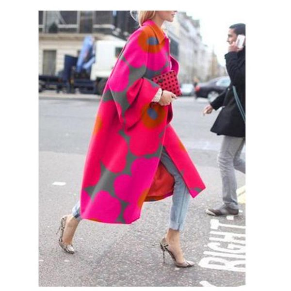 

women's trench coats autumn coat female long printed windbreaker women clothing patchwork casual streetwear, Tan;black